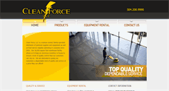 Desktop Screenshot of cleanforcellc.com